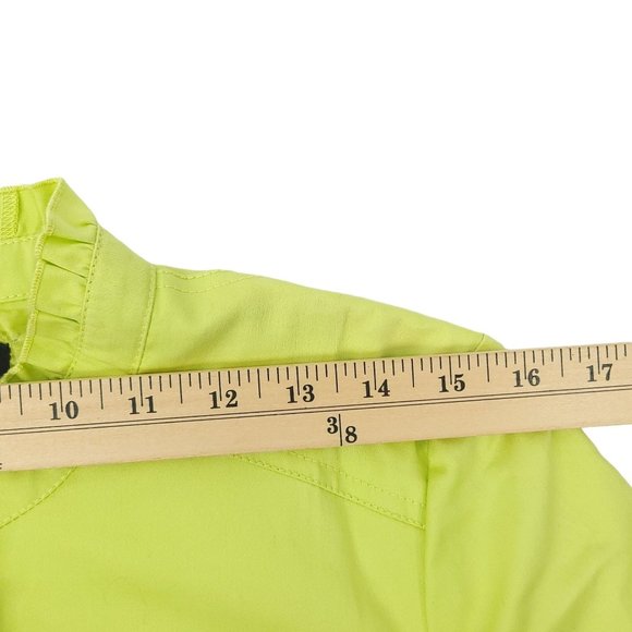 Sandro Button Front Jacket Womens S Lined Celery Green Career Wear Office NEW - Picture 4 of 16